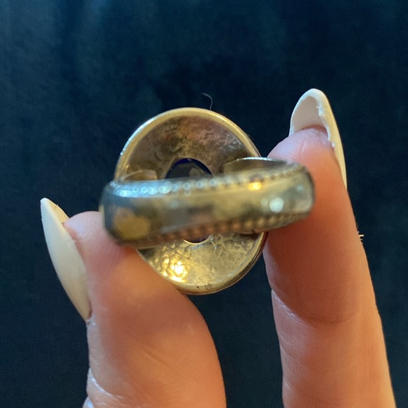 Brighton Grateful Purple Silver Size 9 Ring - Picture 5 of 6